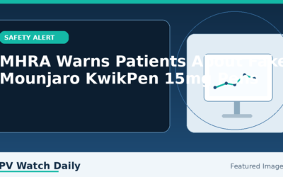 MHRA Warns Patients About Fake Mounjaro KwikPen 15mg Pens