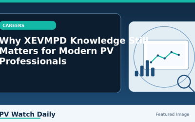 Why XEVMPD Knowledge Still Matters for Modern PV Professionals