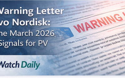 FDA Warning Letter to Novo Nordisk: What the March 2026 Action Signals for PV Compliance