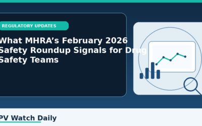What MHRA’s February 2026 Safety Roundup Signals for Drug Safety Teams