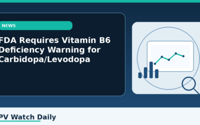 FDA Requires Vitamin B6 Deficiency Warning for Carbidopa/Levodopa