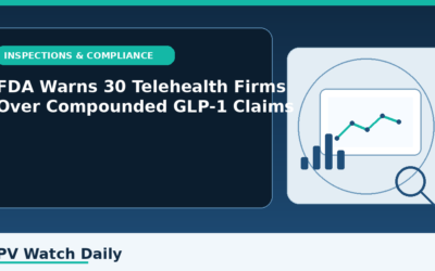 FDA Warns 30 Telehealth Firms Over Compounded GLP-1 Claims